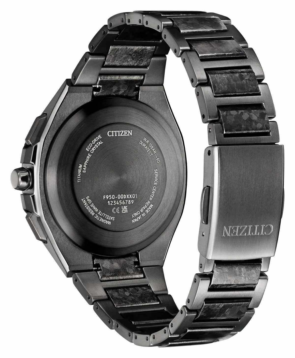 ATTESA Black Dial Super Titanium Bracelet CC4107-80H - Citizen Trusted