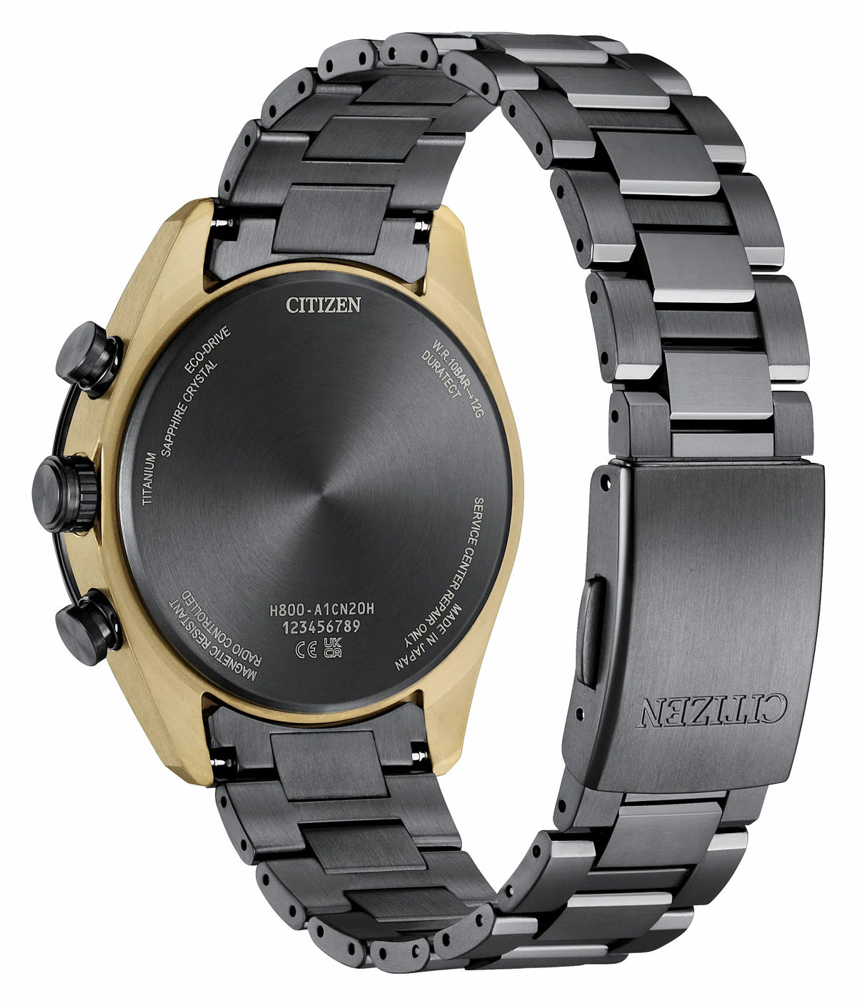 ATTESA LIGHT in BLACK Black Dial Super Titanium with DLC Coating Bracelet AT8384-58E - Citizen Special Offer