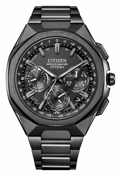 ATTESA Gray Dial Super Titanium with DLC Coating Bracelet CC4105-69E - Citizen Popular