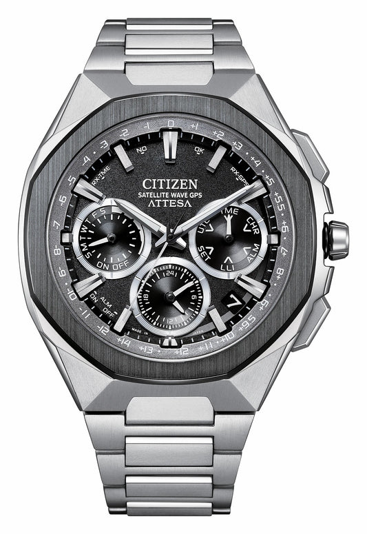 ATTESA Gray Dial Super Titanium Bracelet CC4104-53E - Citizen Discount