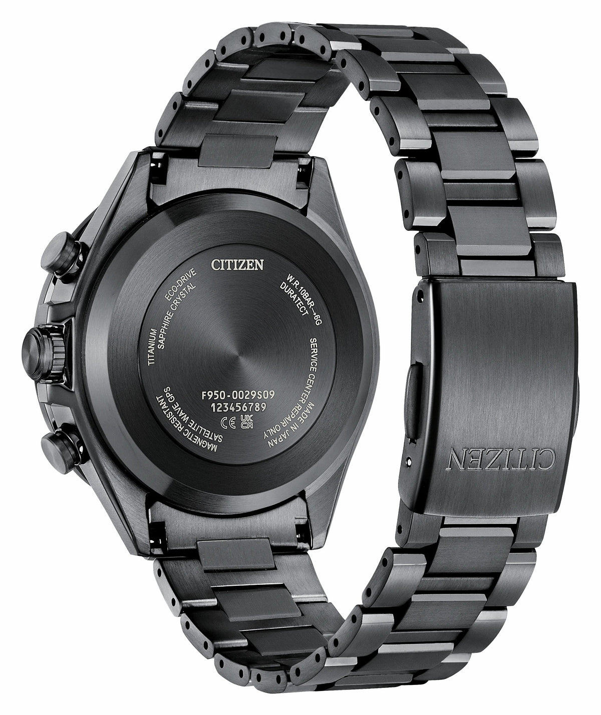 ATTESA Blue Dial Super Titanium with DLC Coating Bracelet CC4059-64L - Citizen Deals