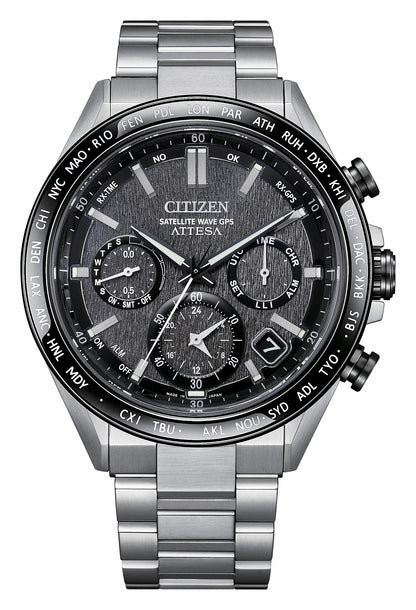 ATTESA Gray Dial Super Titanium Bracelet CC4058-67X - Citizen Best Seller