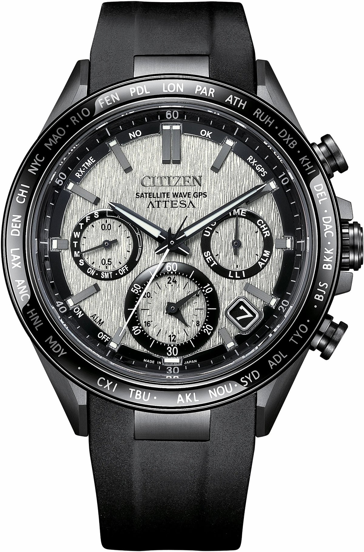 ATTESA Gray Dial Polyurethane Strap CC4055-14H - Citizen Discount