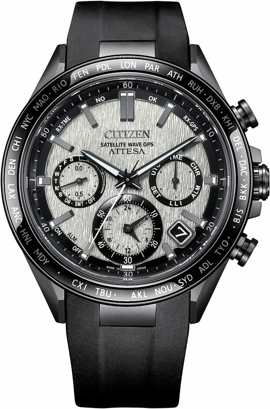 ATTESA Gray Dial Polyurethane Strap CC4055-14H - Citizen Discount