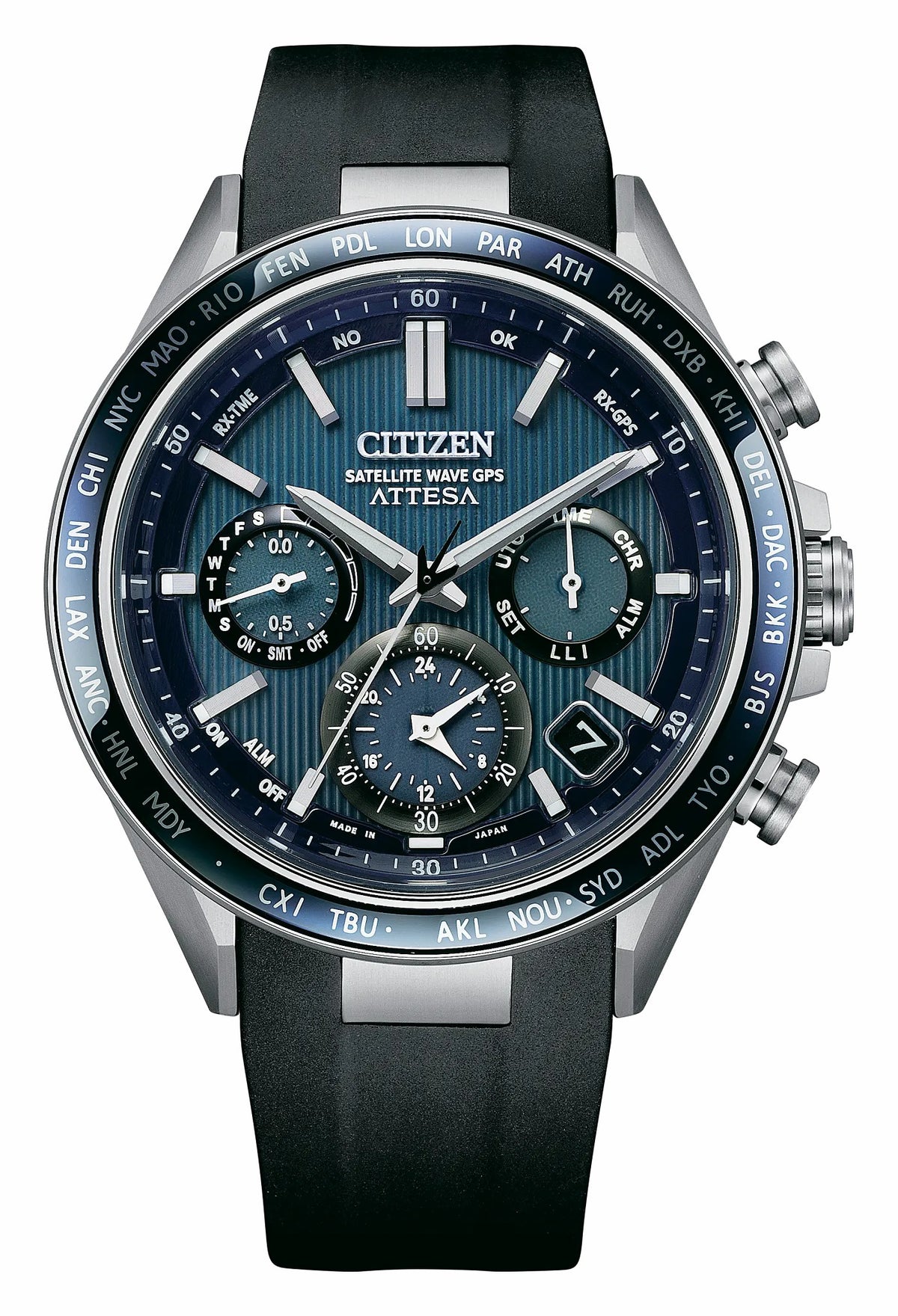 ATTESA Blue Dial Polyurethane Strap CC4050-18L - Citizen Smart Buy