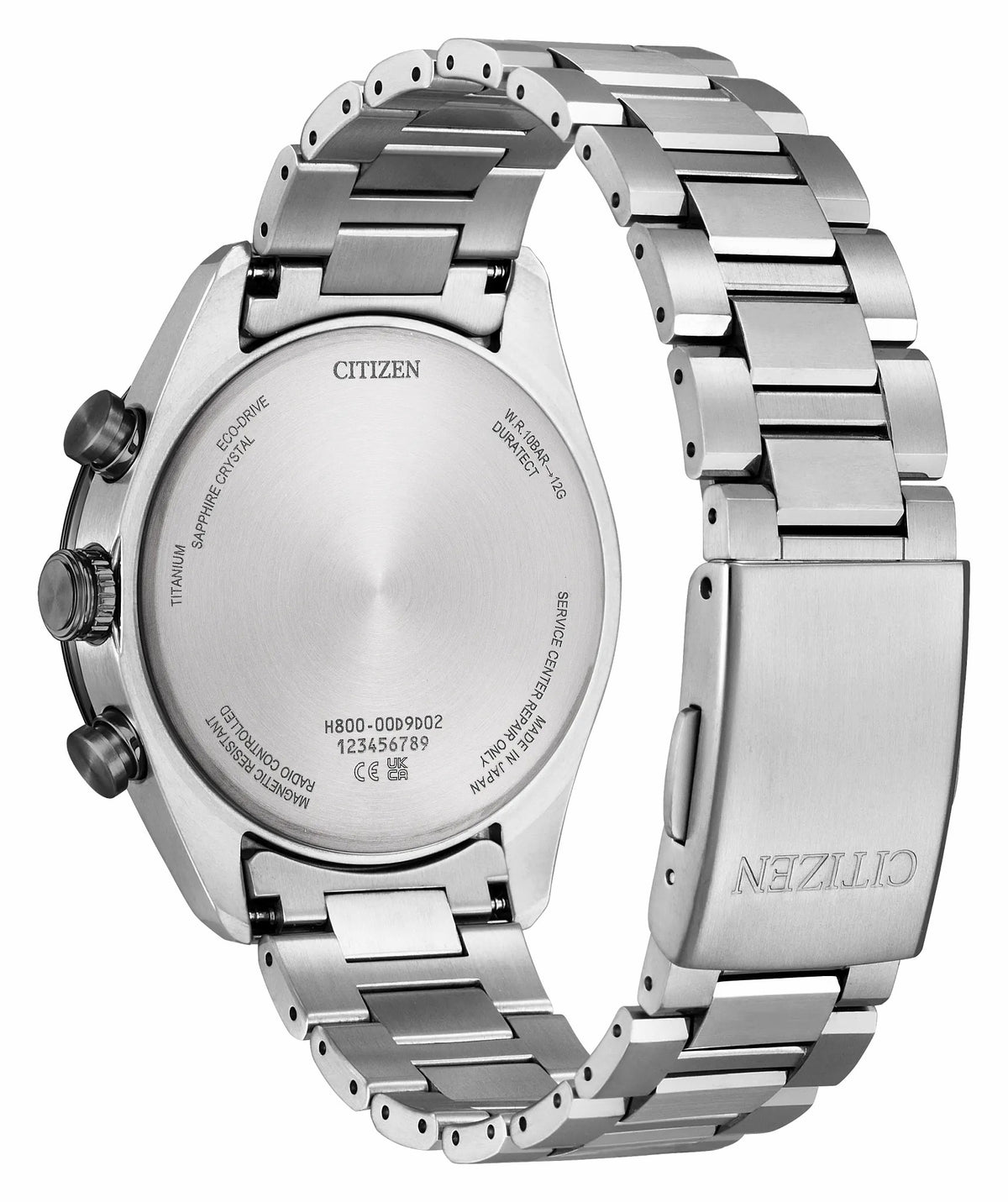ATTESA Black Dial Super Titanium with DLC Coating Bracelet AT8295-56E - Citizen Recommended