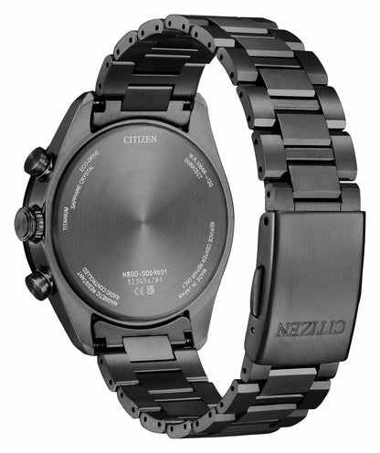 ATTESA Black Dial Super Titanium with DLC Coating Bracelet AT8294-59E - Citizen Great Value