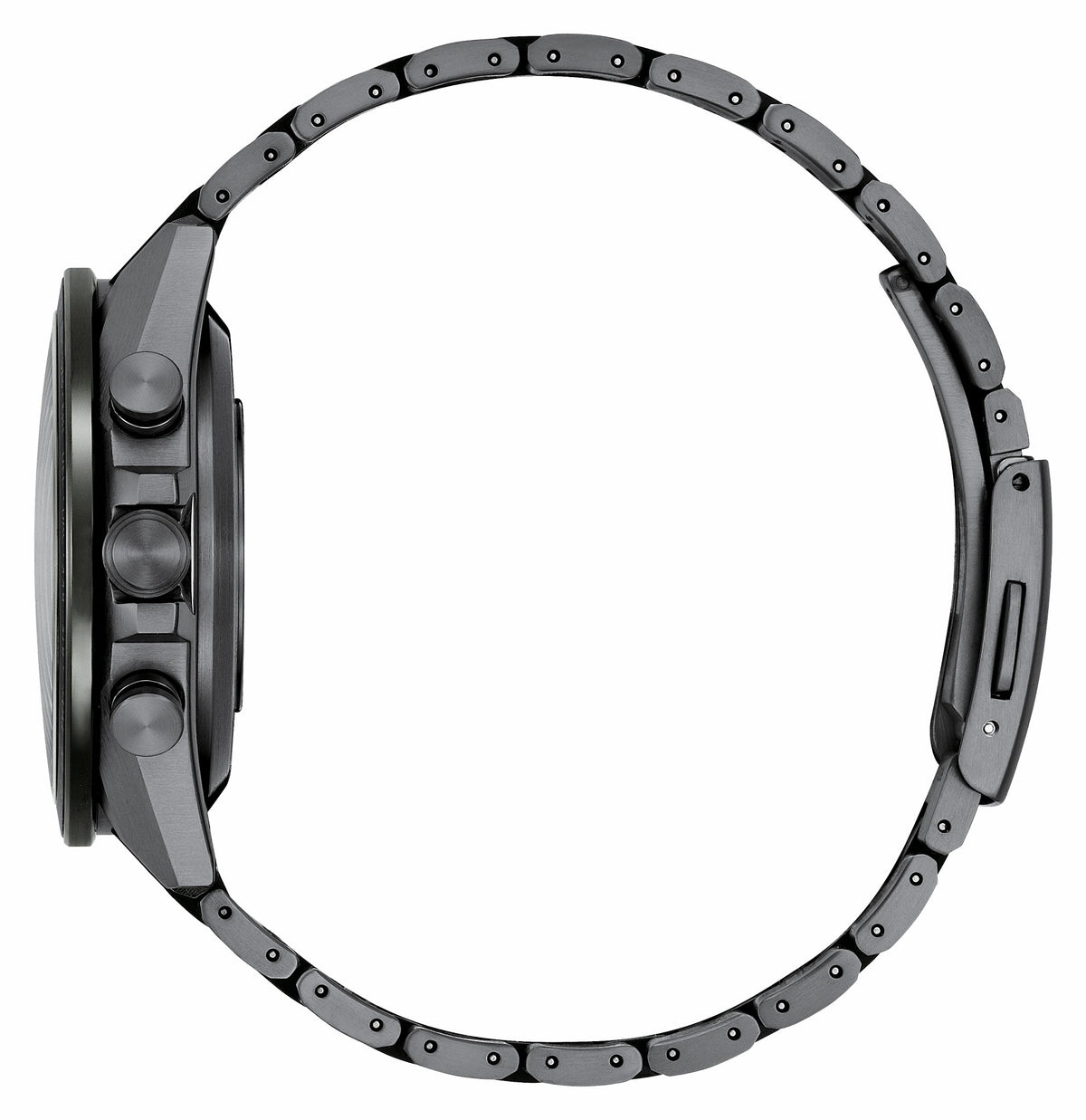 ATTESA Black Dial Super Titanium with DLC Coating Bracelet CC4055-65E - Citizen Best Seller