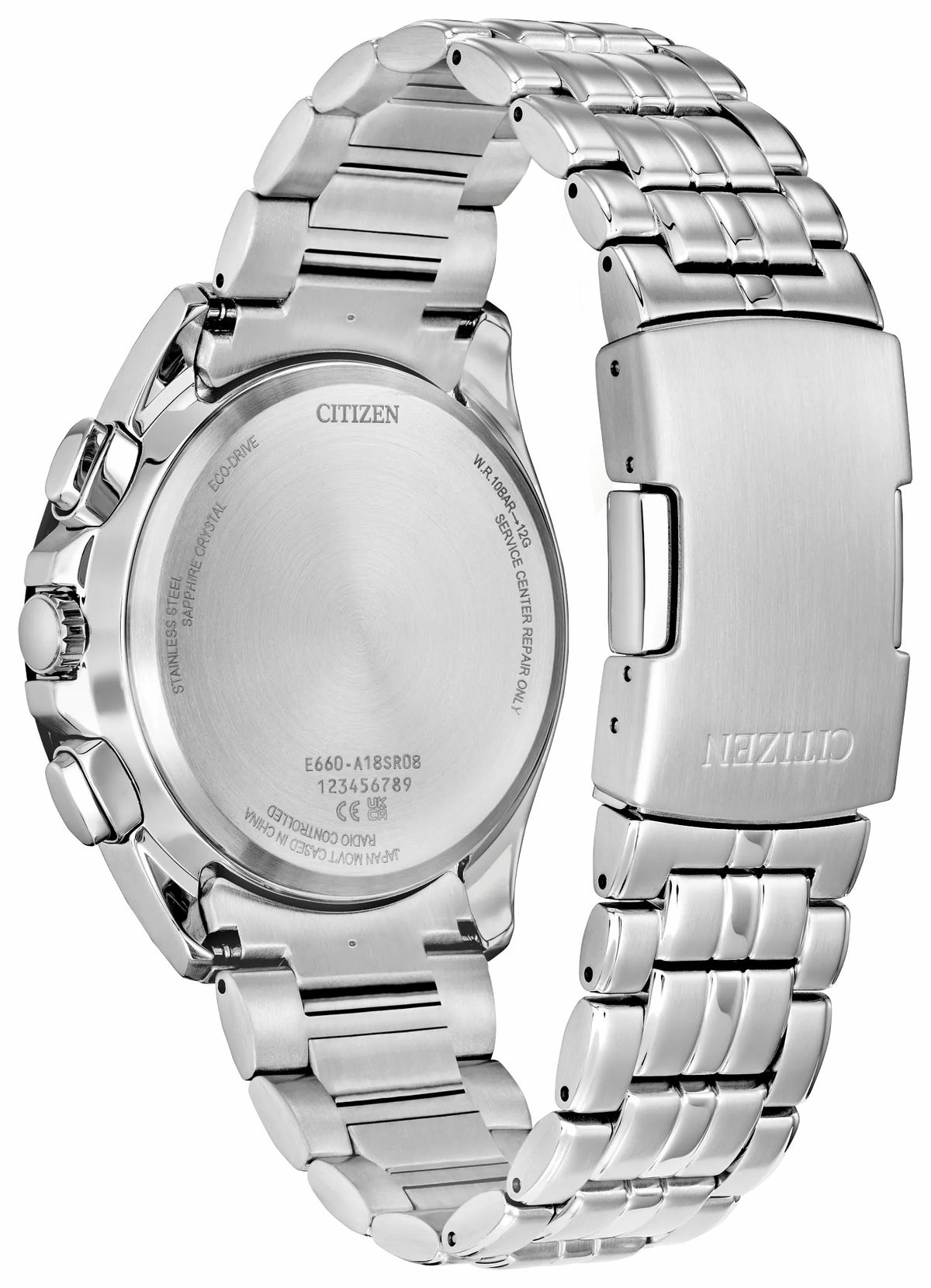 PCAT Blue Dial Stainless Steel Bracelet CB5874-81L - Citizen Best Seller