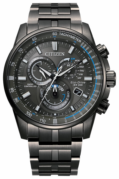 PCAT Gray Dial Stainless Steel Bracelet CB5887-55H - Citizen Signature