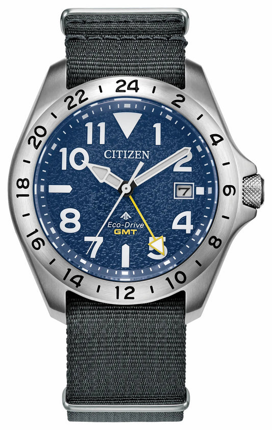 Promaster Land GMT Navy Dial Nylon Strap BJ7150-09L - Citizen Value
