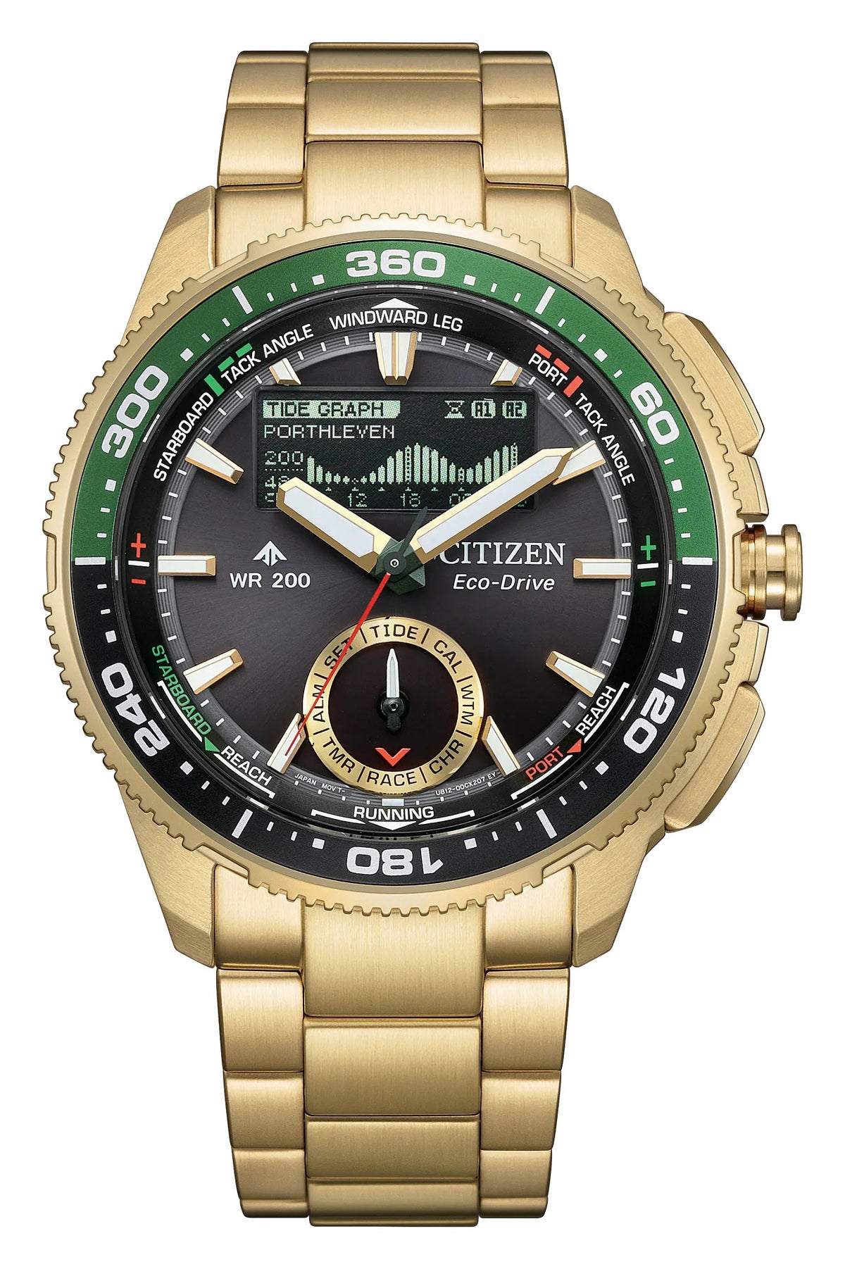 Promaster WaveTracker Black Dial Stainless Steel Bracelet JV3002-51E - Citizen Sale