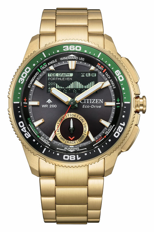 Promaster WaveTracker Black Dial Stainless Steel Bracelet JV3002-51E - Citizen Sale
