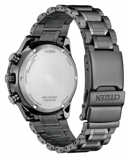 Promaster Skyhawk U830 Black Dial Stainless Steel Bracelet JV2005-58E - Citizen Sale