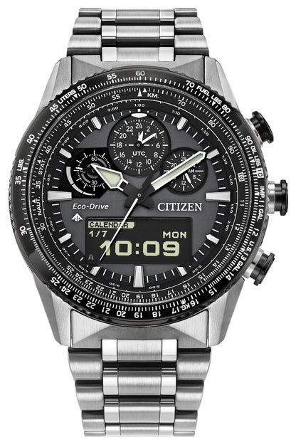 Promaster Skyhawk U830 Gray Dial Stainless Steel Bracelet JV2006-55H - Citizen Signature