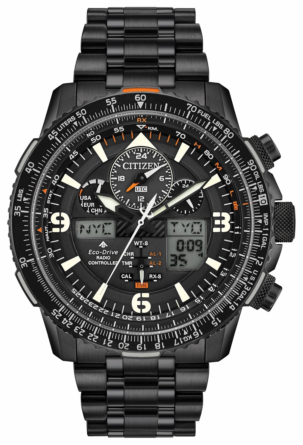 Promaster Skyhawk A-T - Men's Eco-Drive JY8075-51E Black Watch - Citizen Discount