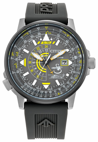 Promaster Sikorsky Gray Dial Polyurethane Strap BJ7004-43H - Citizen Hot Sale