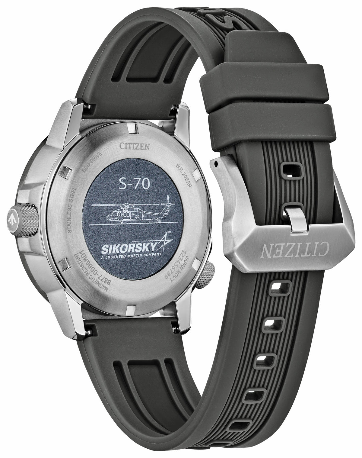 Promaster Sikorsky Gray Dial Polyurethane Strap BJ7004-43H - Citizen Hot Sale