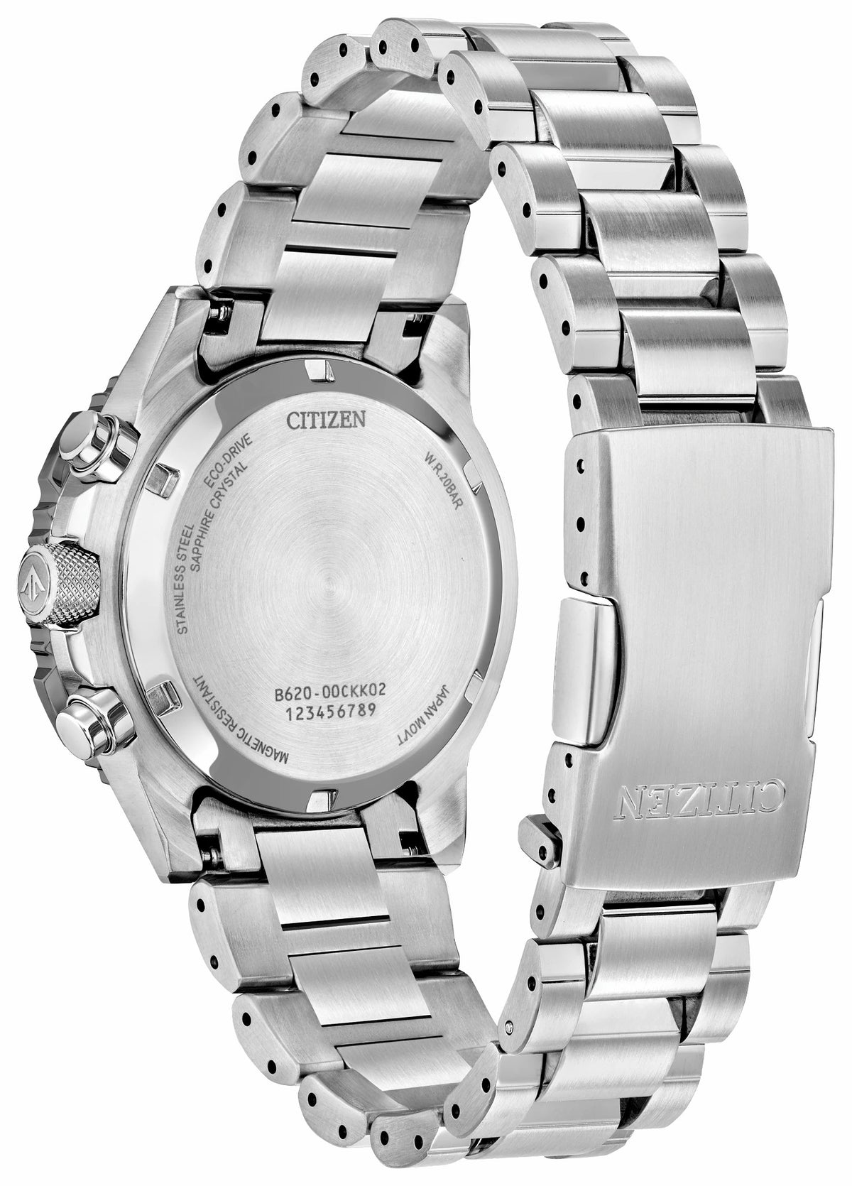 Promaster Navihawk Salmon Dial Stainless Steel Bracelet CA4664-60X - Citizen Sale