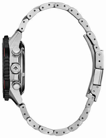 Promaster Navihawk Black Dial Stainless Steel Bracelet CA4666-56E - Citizen New