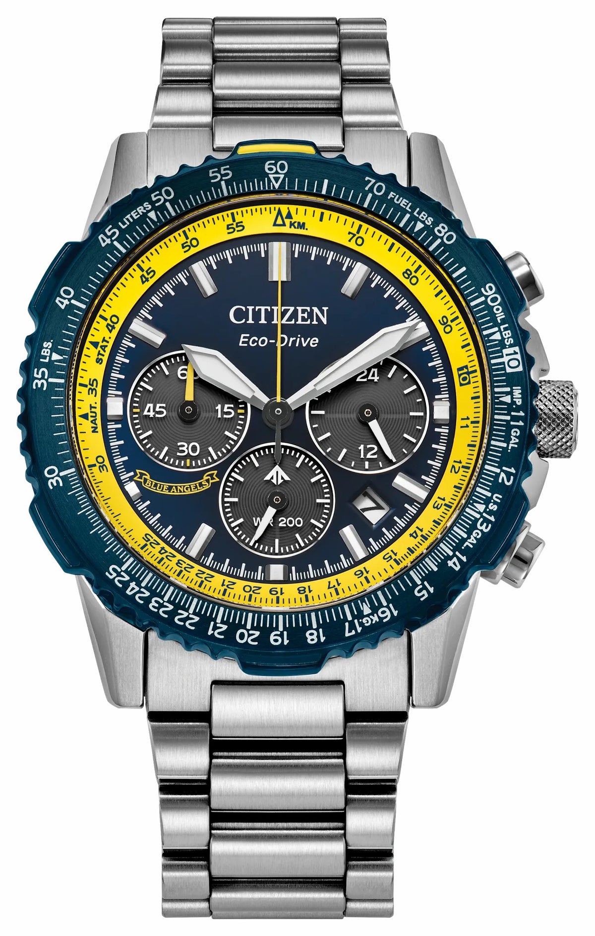 Promaster Navihawk Blue Dial Stainless Steel Bracelet CA4667-53L - Citizen Smart Buy