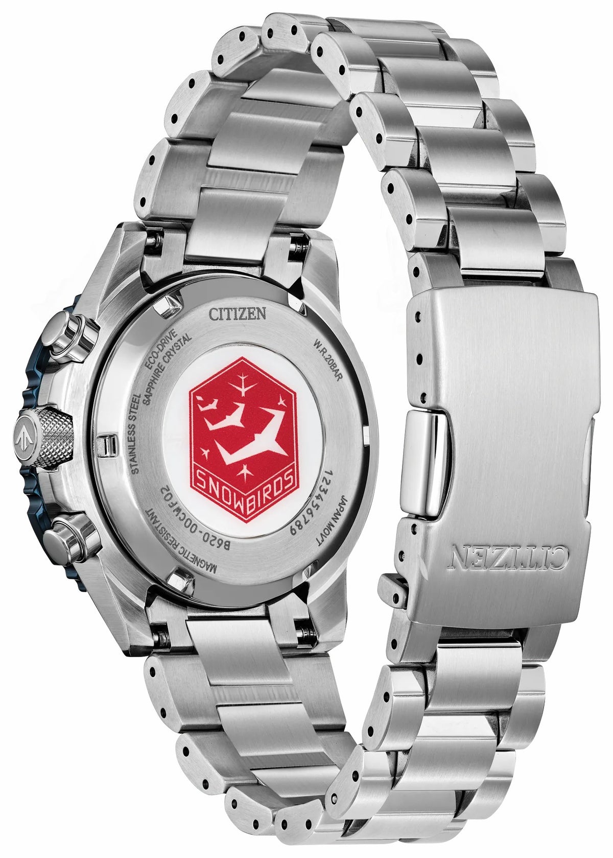 Promaster Navihawk Red Dial Stainless Steel Bracelet CA4668-51X - Citizen Premium