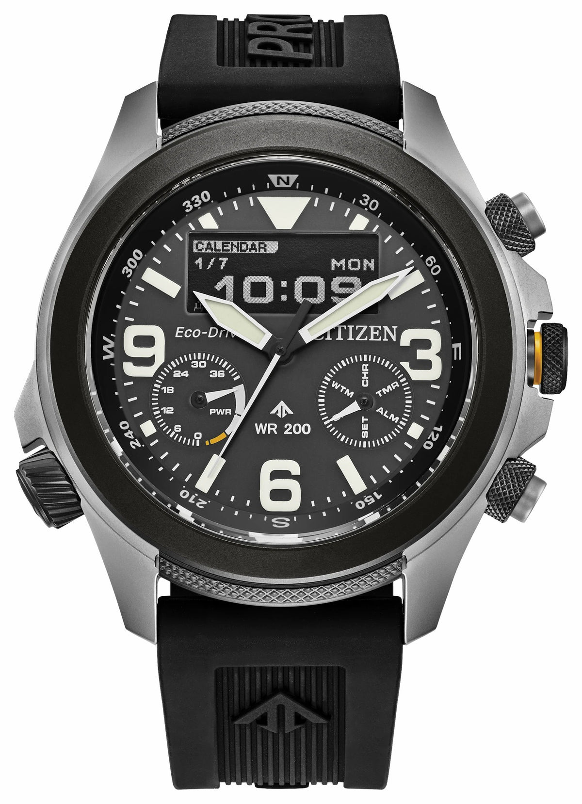 Promaster Land U822 Black Dial Polyurethane Strap JV1007-07E - Citizen Premium