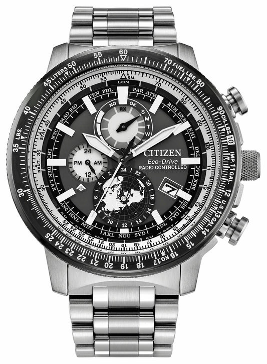 Promaster Geo Trekker Gray Dial Stainless Steel Bracelet BY3006-53H - Citizen Best Seller