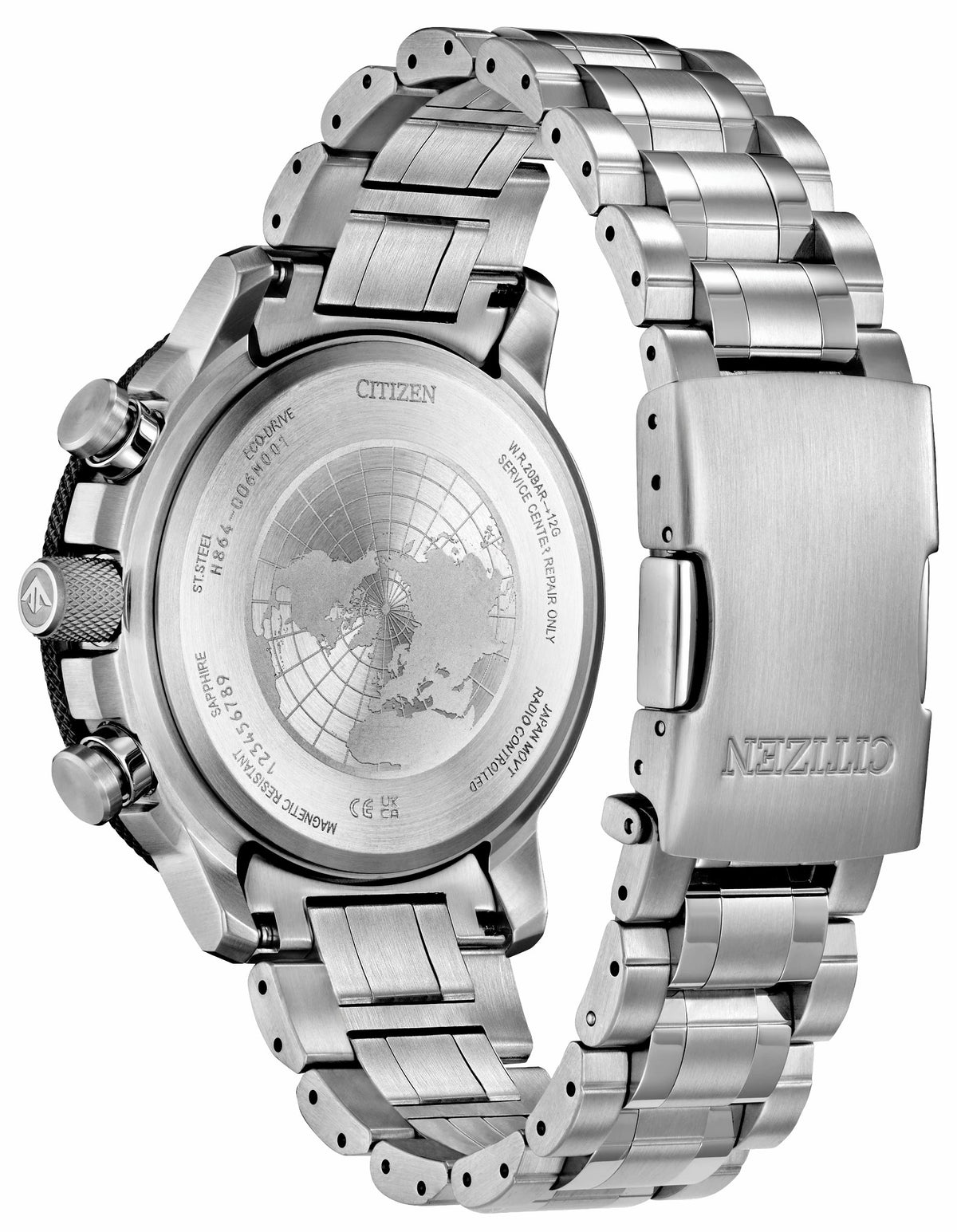 Promaster Geo Trekker Gray Dial Stainless Steel Bracelet BY3006-53H - Citizen Best Seller