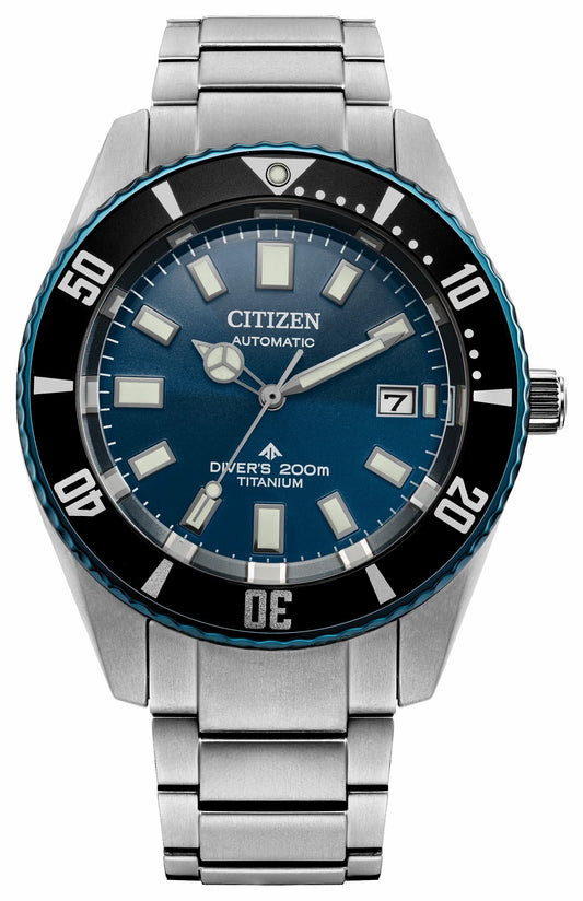 Promaster Fujitsubo Blue Dial Super Titanium with Duratect Platinum Bracelet NB6026-56L - Citizen Trending