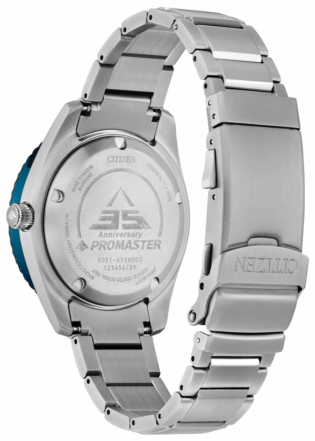 Promaster Fujitsubo Blue Dial Super Titanium with Duratect Platinum Bracelet NB6026-56L - Citizen Trending