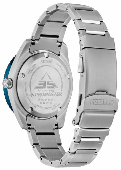 Promaster Fujitsubo Blue Dial Super Titanium with Duratect Platinum Bracelet NB6026-56L - Citizen Trending
