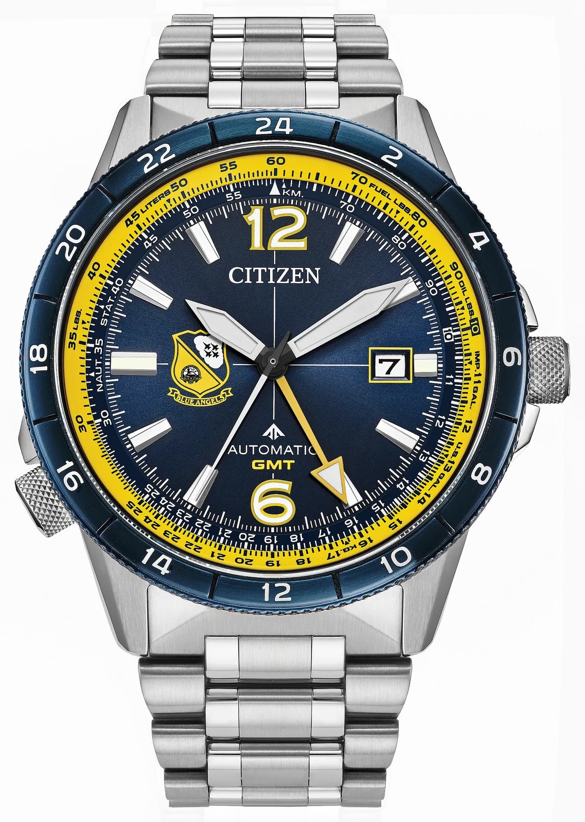 Promaster Air GMT Navy Dial Stainless Steel Bracelet NB6044-54L - Citizen Latest