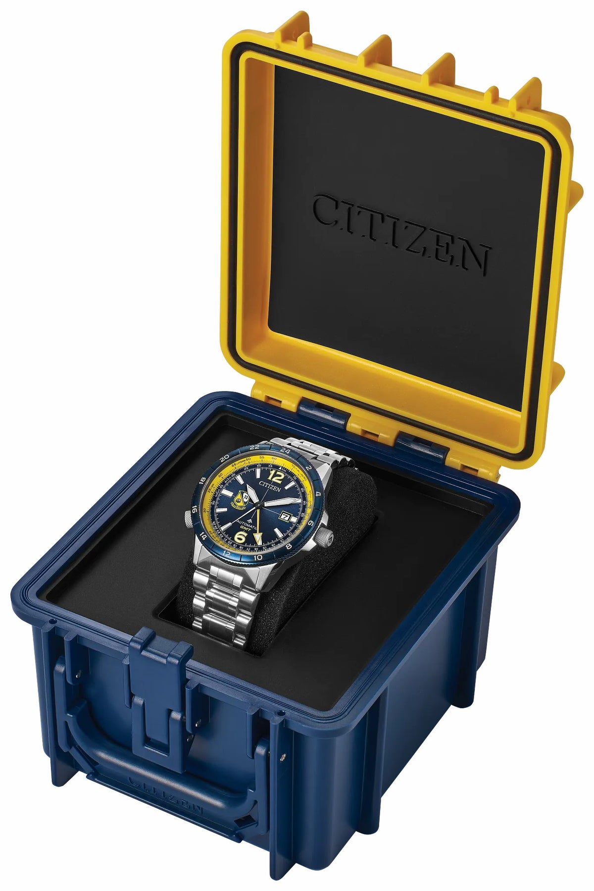 Promaster Air GMT Navy Dial Stainless Steel Bracelet NB6044-54L - Citizen Latest