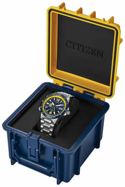 Promaster Air GMT Navy Dial Stainless Steel Bracelet NB6044-54L - Citizen Latest
