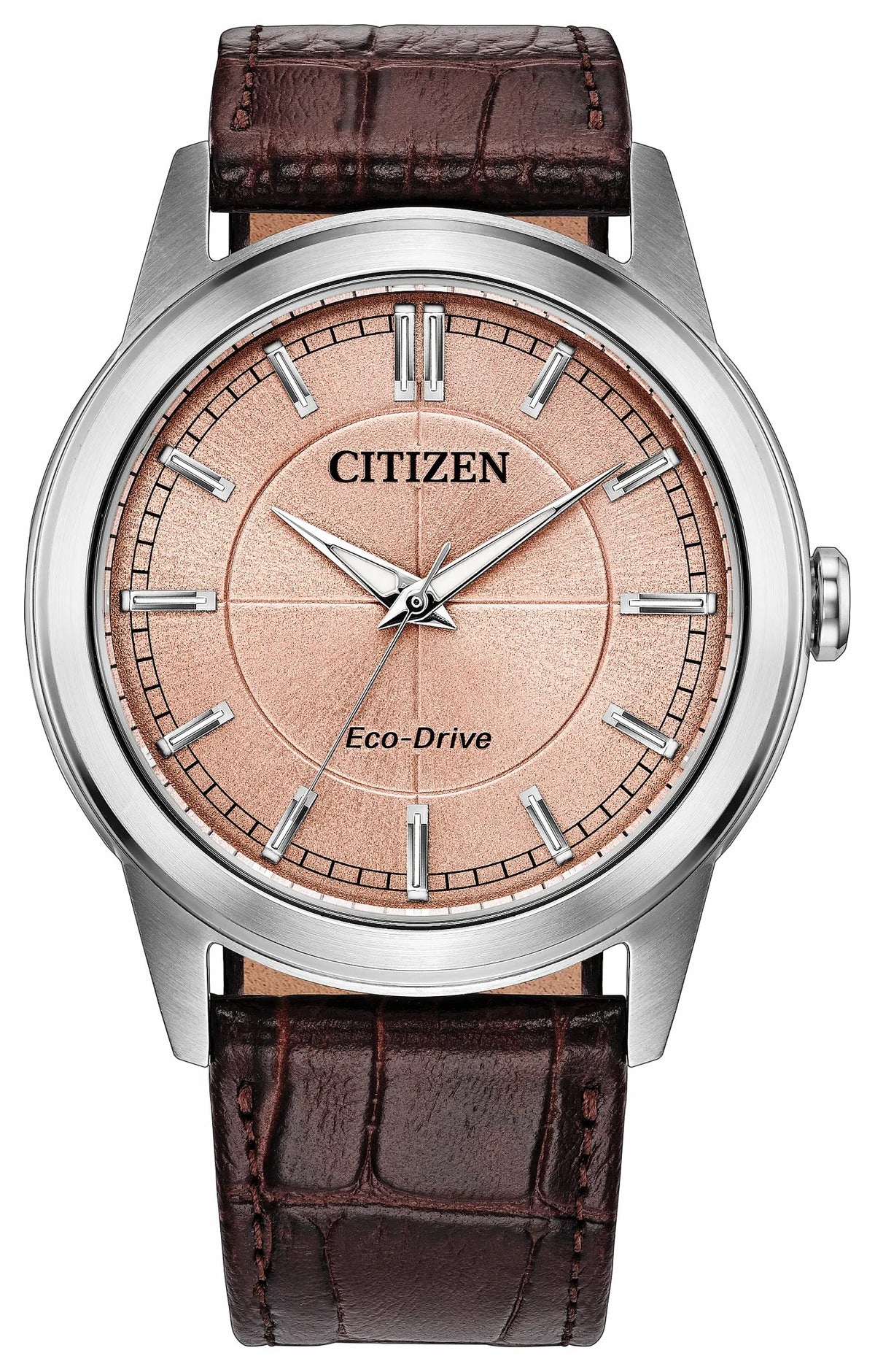 Rolan Salmon Dial Leather Strap AW2110-14Z - Citizen Exclusive