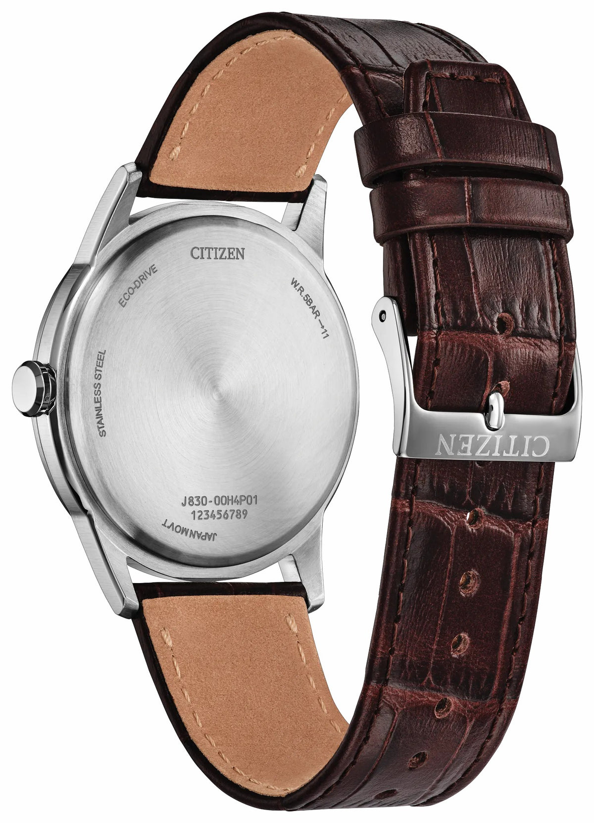 Rolan Salmon Dial Leather Strap AW2110-14Z - Citizen Exclusive