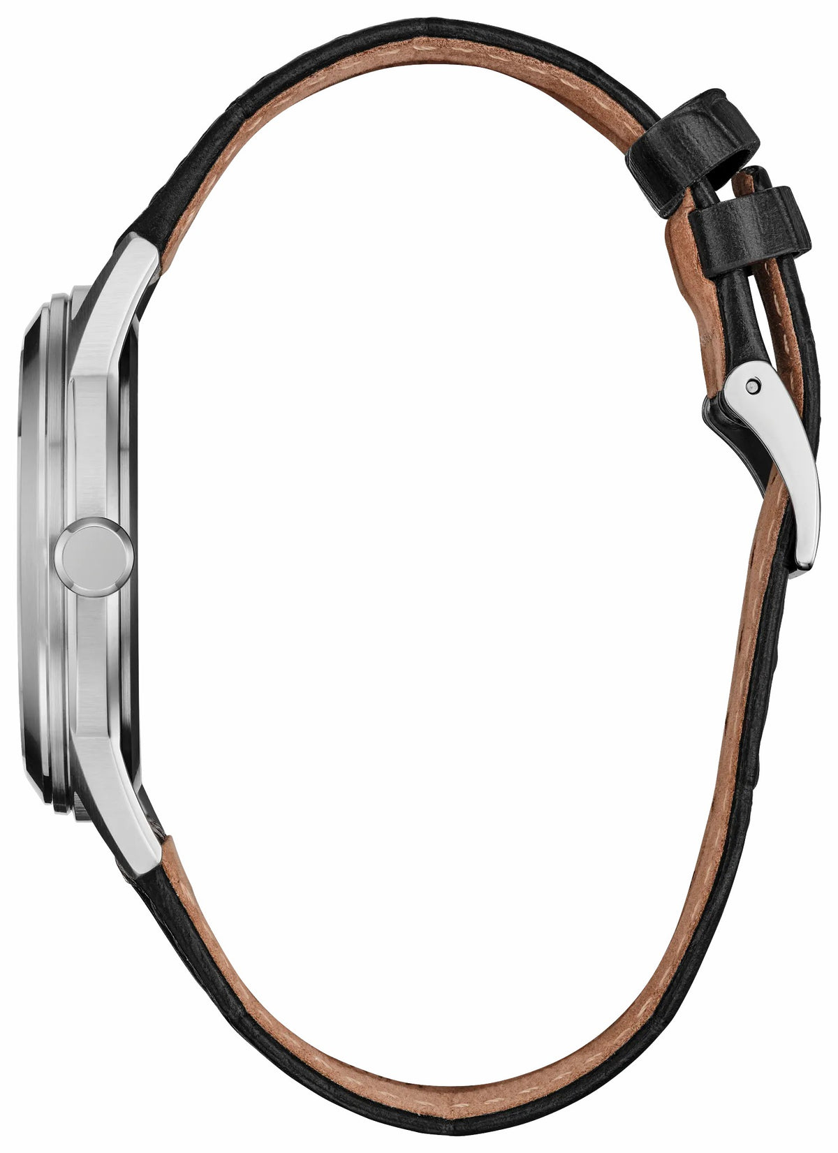 Rolan Black Dial Leather Strap AW2110-06E - Citizen Popular