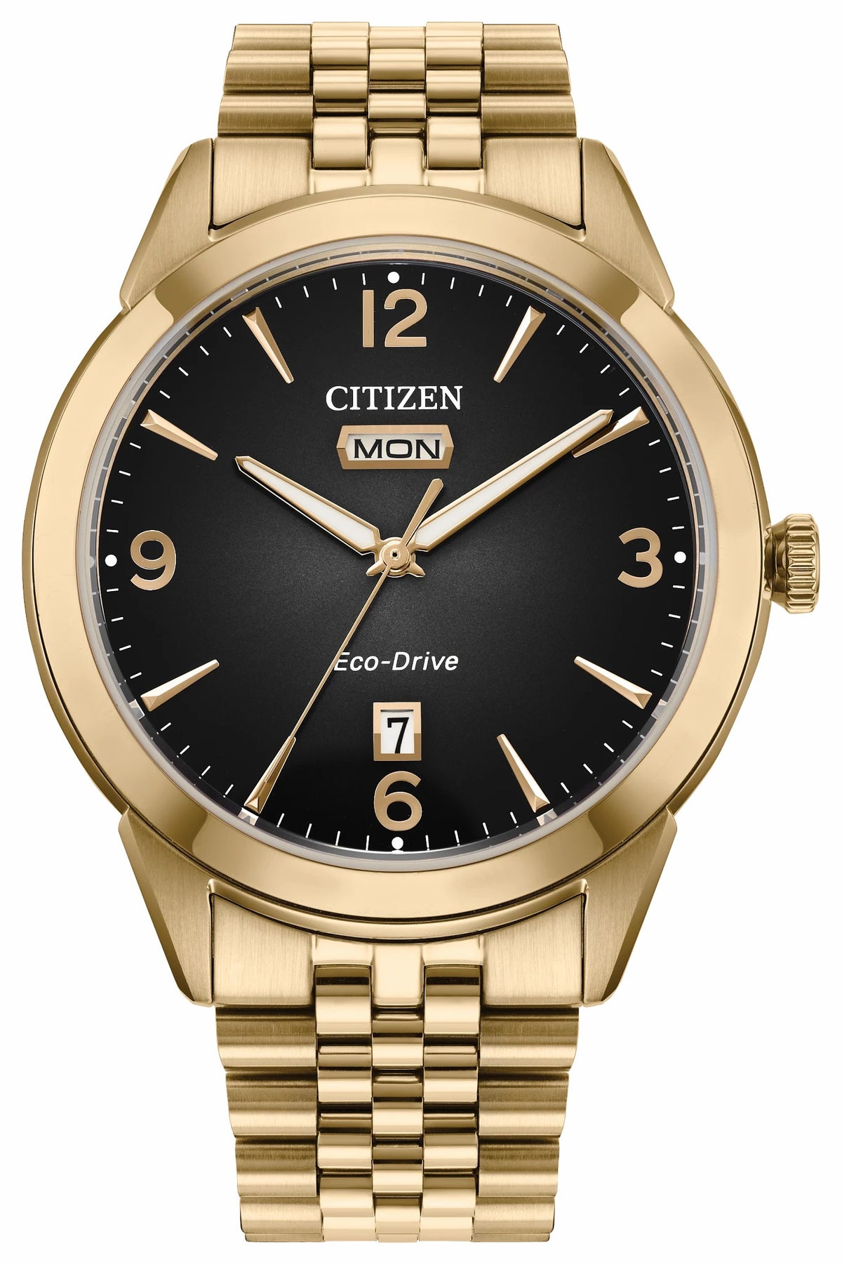Rolan Black Dial Stainless Steel Bracelet AW0152-58H - Citizen Hot Sale