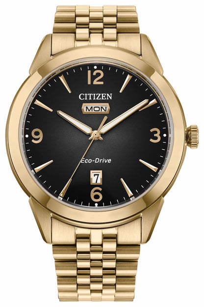 Rolan Black Dial Stainless Steel Bracelet AW0152-58H - Citizen Hot Sale