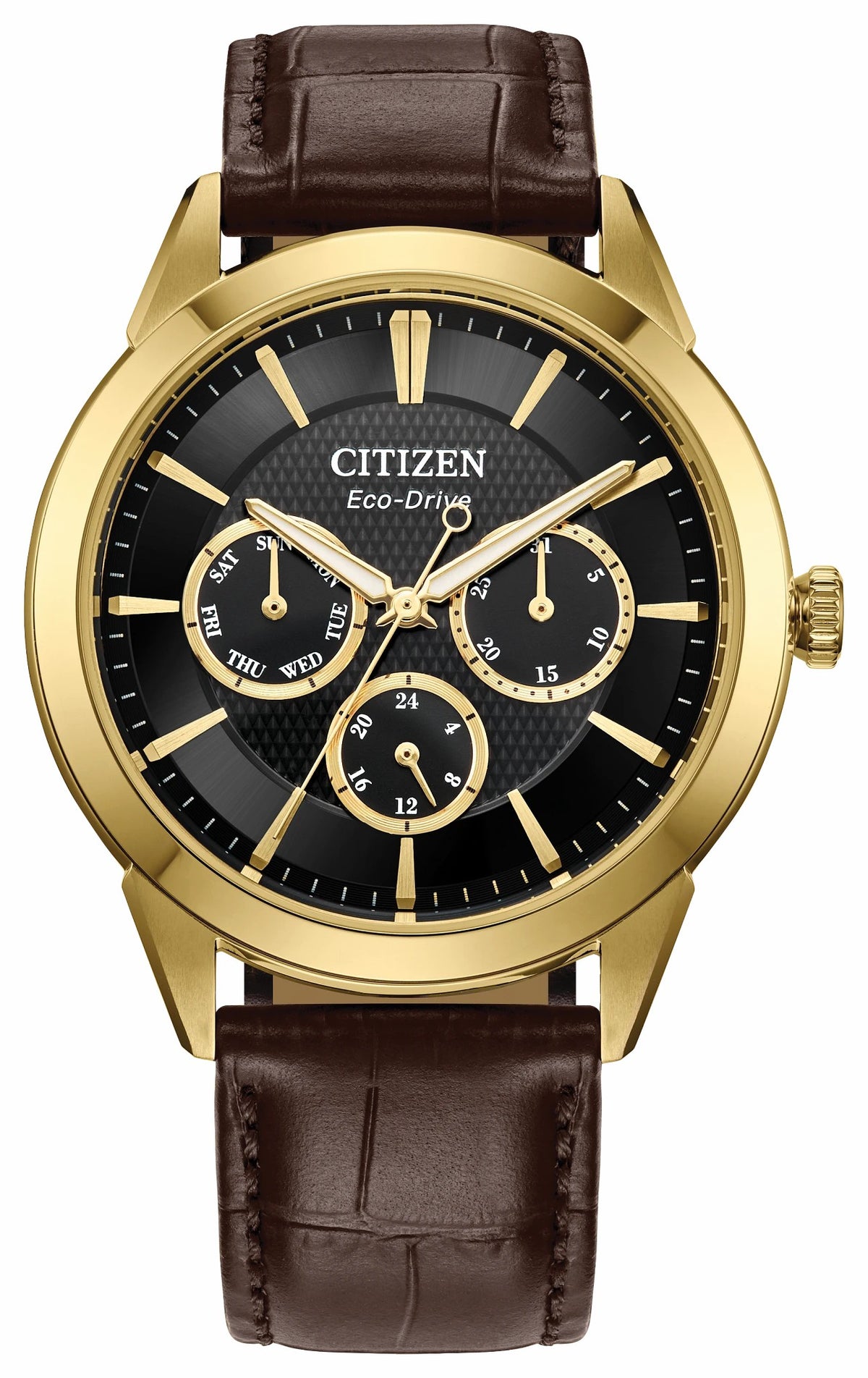 Rolan Black Dial Leather Strap BU2112-06E - Citizen Customer Favorite