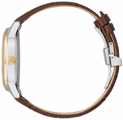 Rolan Navy Dial Leather Strap AW0096-06L - Citizen Popular