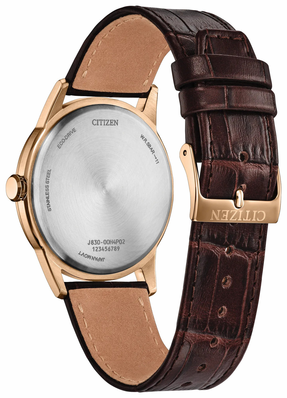 Rolan Brown Dial Leather Strap AW2113-16X - Citizen Premium