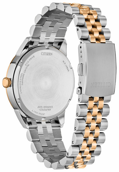 Rolan Brown Dial Stainless Steel Bracelet AW0156-57X - Citizen Deals