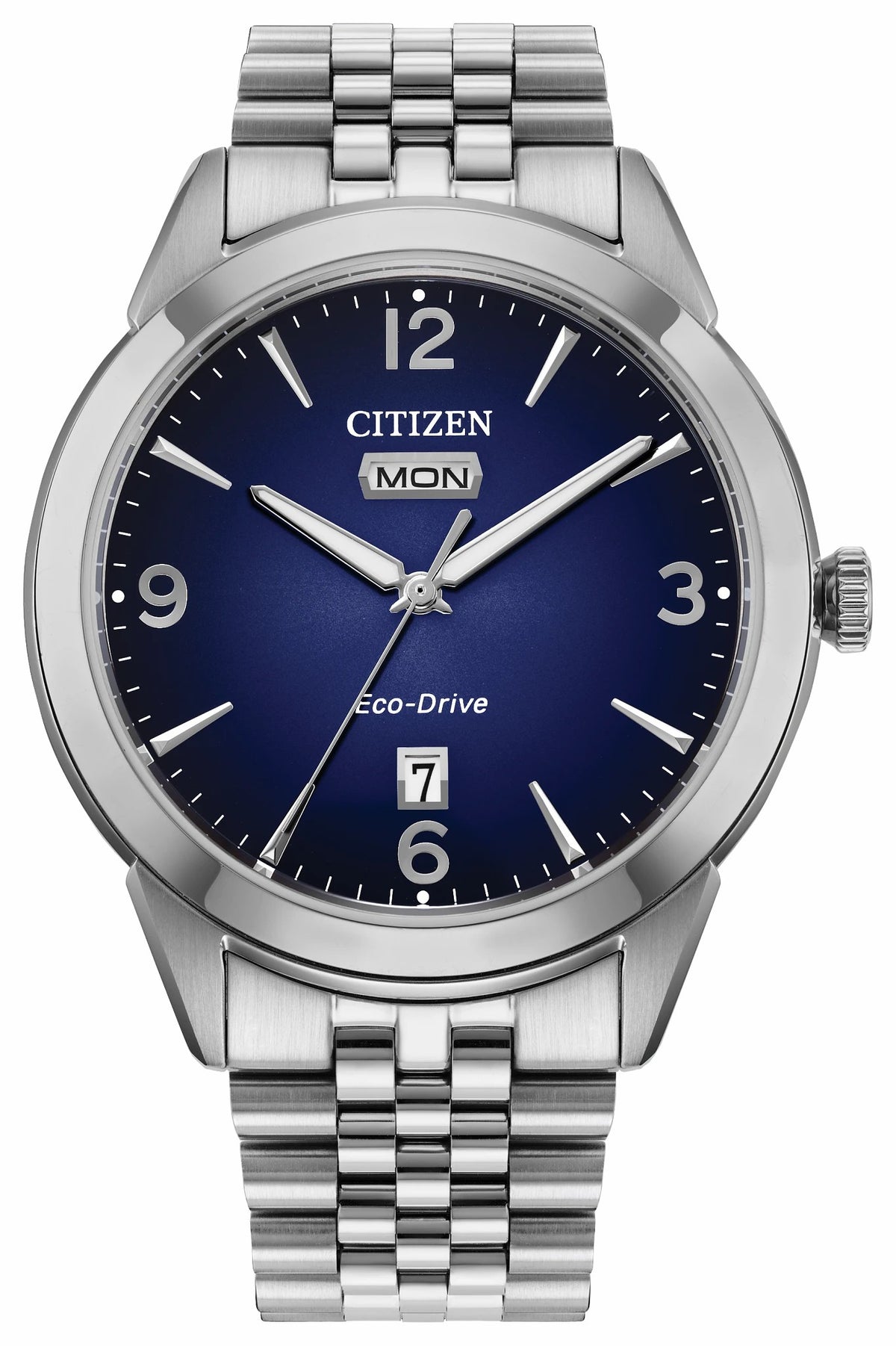 Rolan Blue Dial Stainless Steel Bracelet AW0150-53L - Citizen Value
