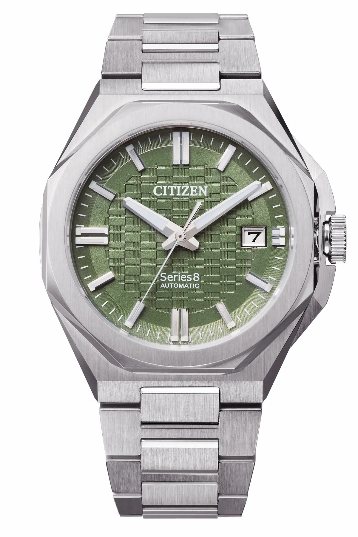 Series8 Green Dial Stainless Steel Bracelet NB6080-51W - Citizen Trending