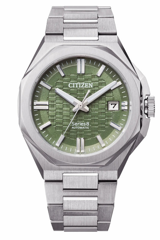 Series8 Green Dial Stainless Steel Bracelet NB6080-51W - Citizen Trending