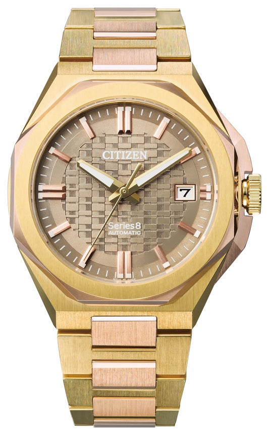 Series8 Brown Dial Stainless Steel Bracelet NB6085-57W - Citizen Smart Buy