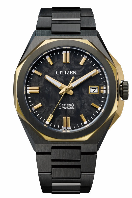Series8 Black Dial Stainless Steel Bracelet NB6086-54E - Citizen Everyday
