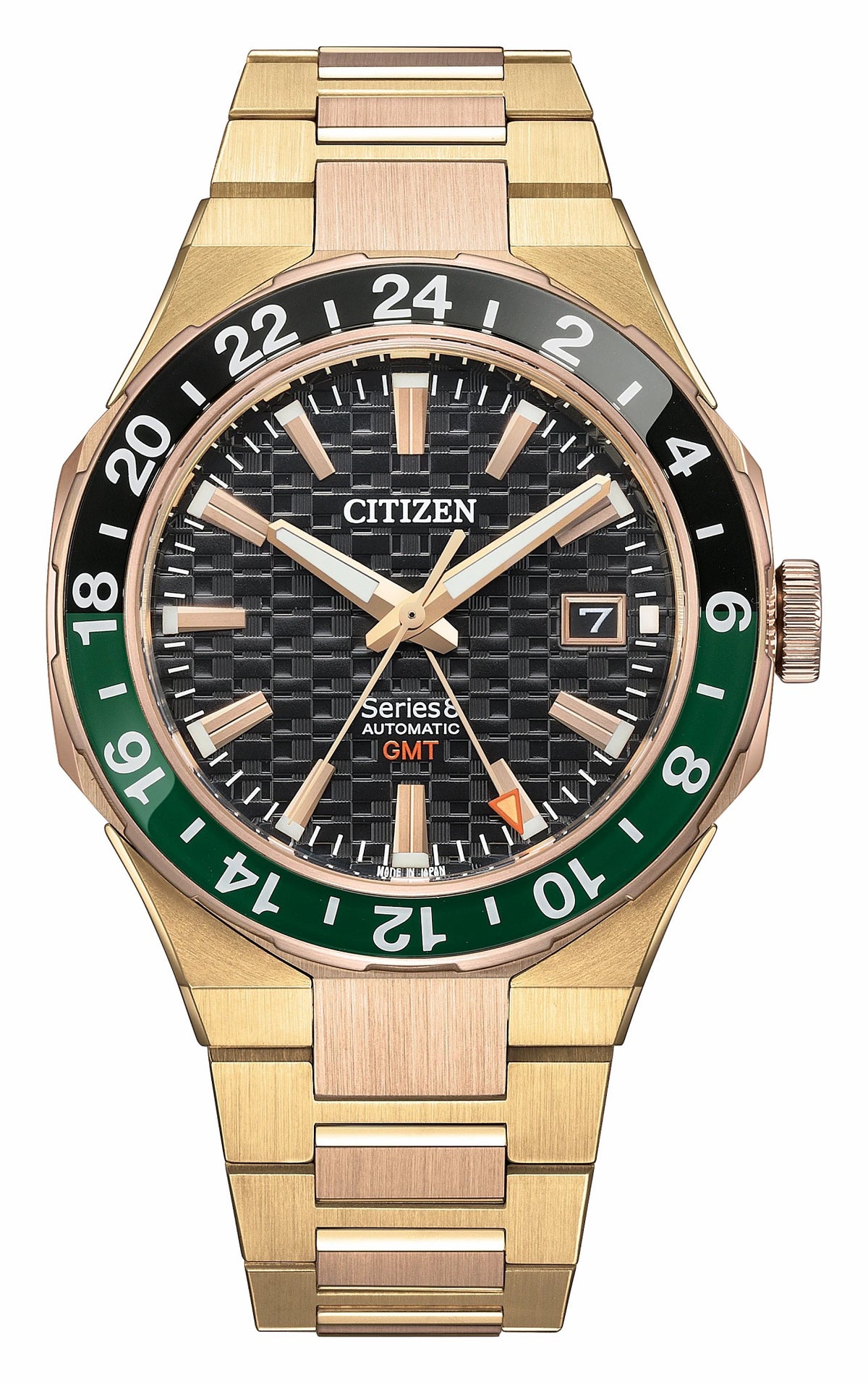 Series8 880 GMT Black Dial Stainless Steel Bracelet NB6033-51E - Citizen Customer Favorite